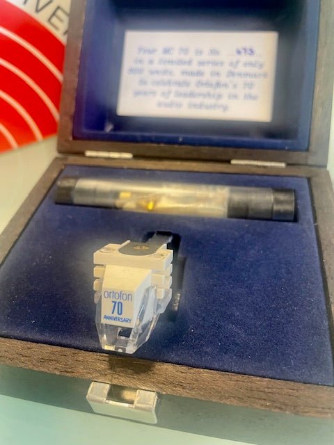 Ortofon Anniversary MC - 70 äänirasia, noin 100 tuntia käytetty, myyntitilissä - Audiokauppa.fi