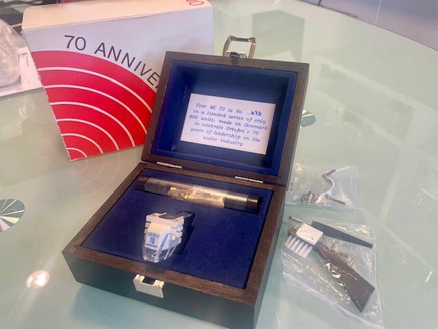 Ortofon Anniversary MC - 70 äänirasia, noin 100 tuntia käytetty, myyntitilissä - Audiokauppa.fi