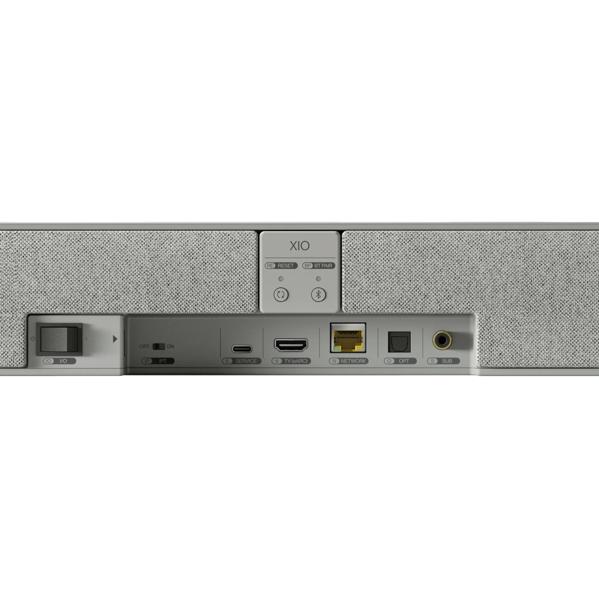 KEF XIO soundbar, hopeanvärinen uudenveroinen asiakaspalautus