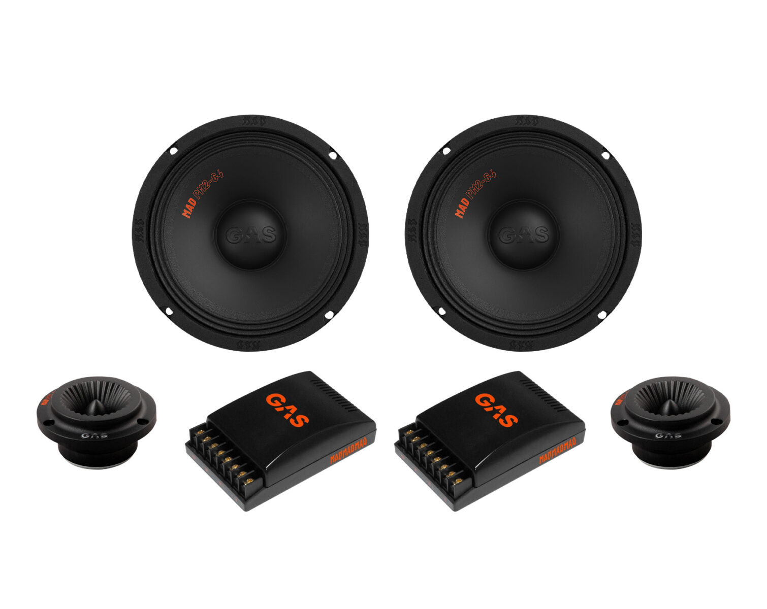 GAS MAD2-6 erillissarja (1pari 6,5" midejä)