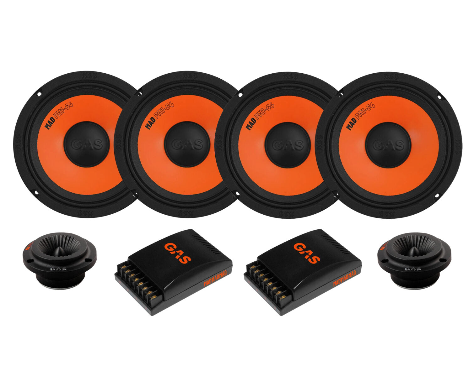 GAS MAD1-66 erillissarja (2pari 6,5" midejä)