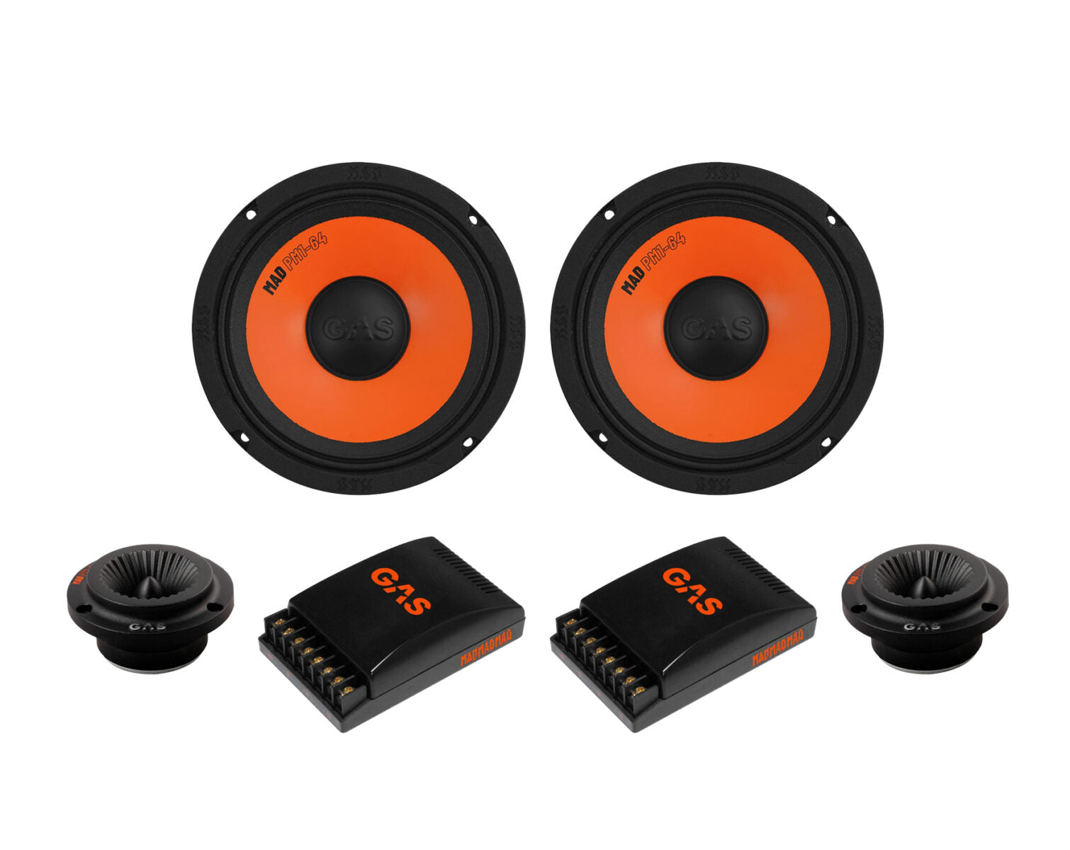 GAS MAD1-8 erillissarja (1pari 8" midejä)