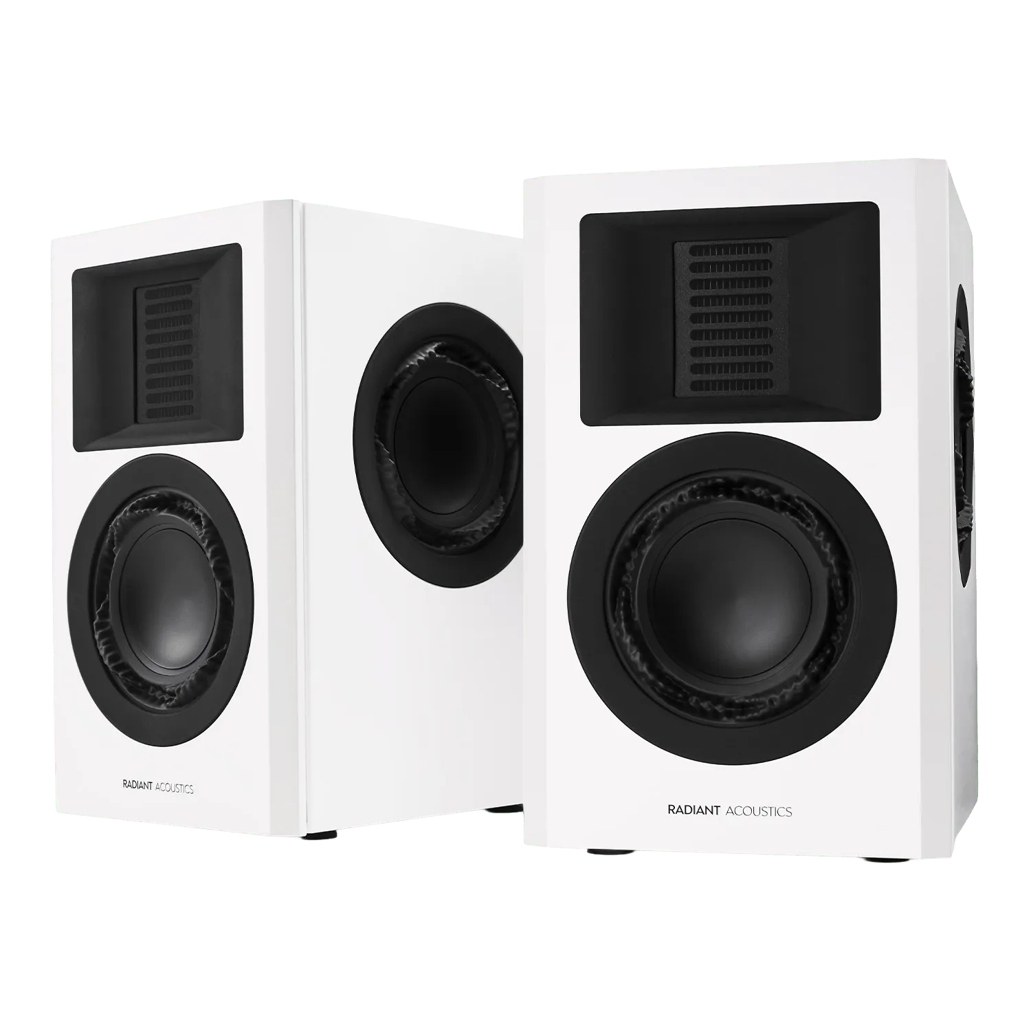 Radiant Acoustics Clarity 4.2 jalustakaiutinpari valkoinen, DEMO