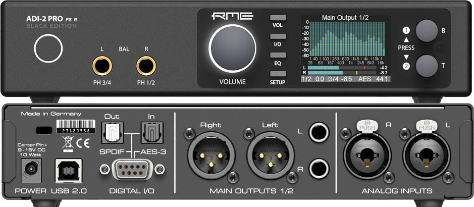 RME ADI - 2 Pro FS R Black Edition DAC - Audiokauppa.fi