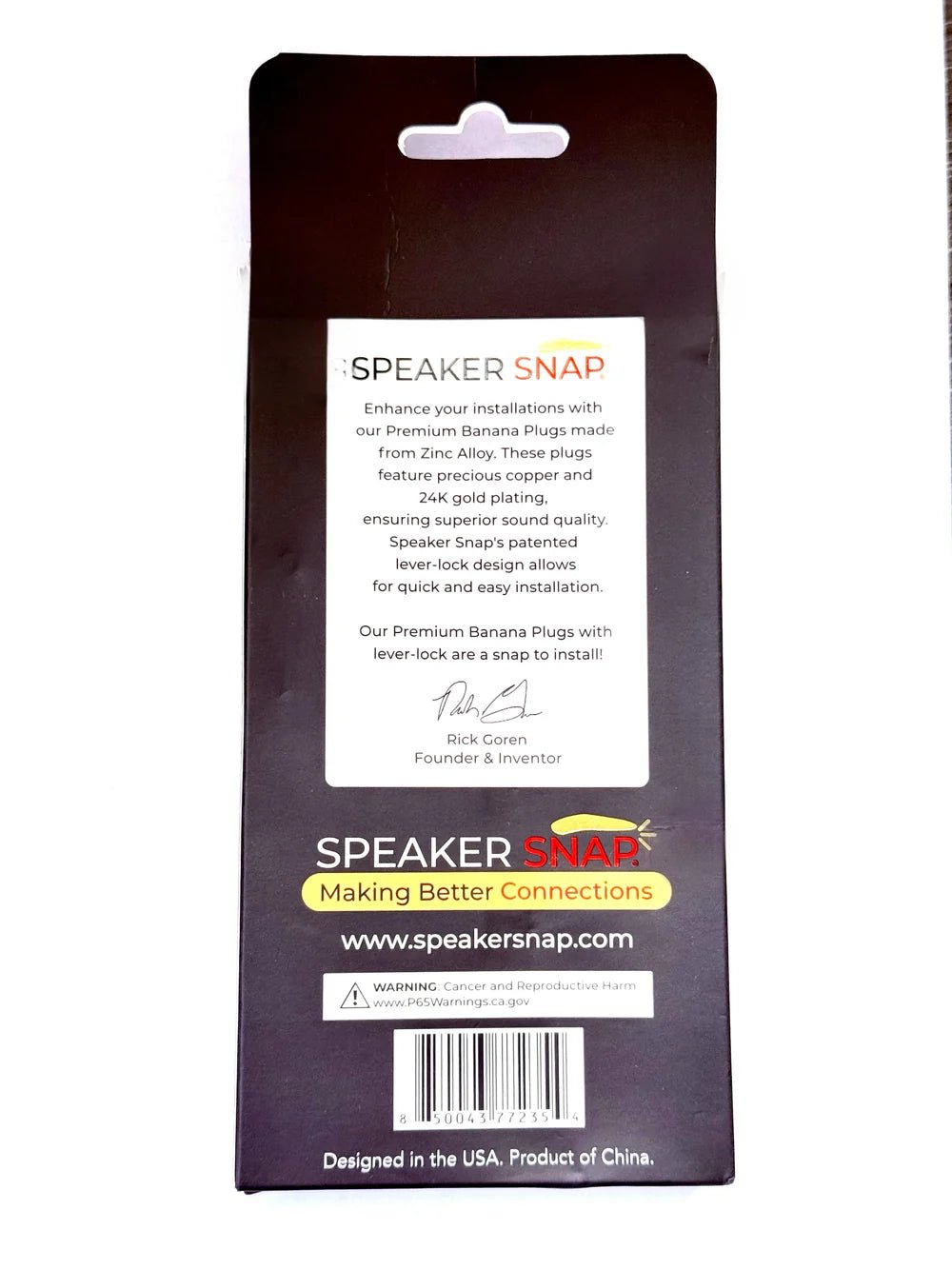 Speaker Snap Premium banaaniliitin (12 - 24 AWG) - Audiokauppa.fi