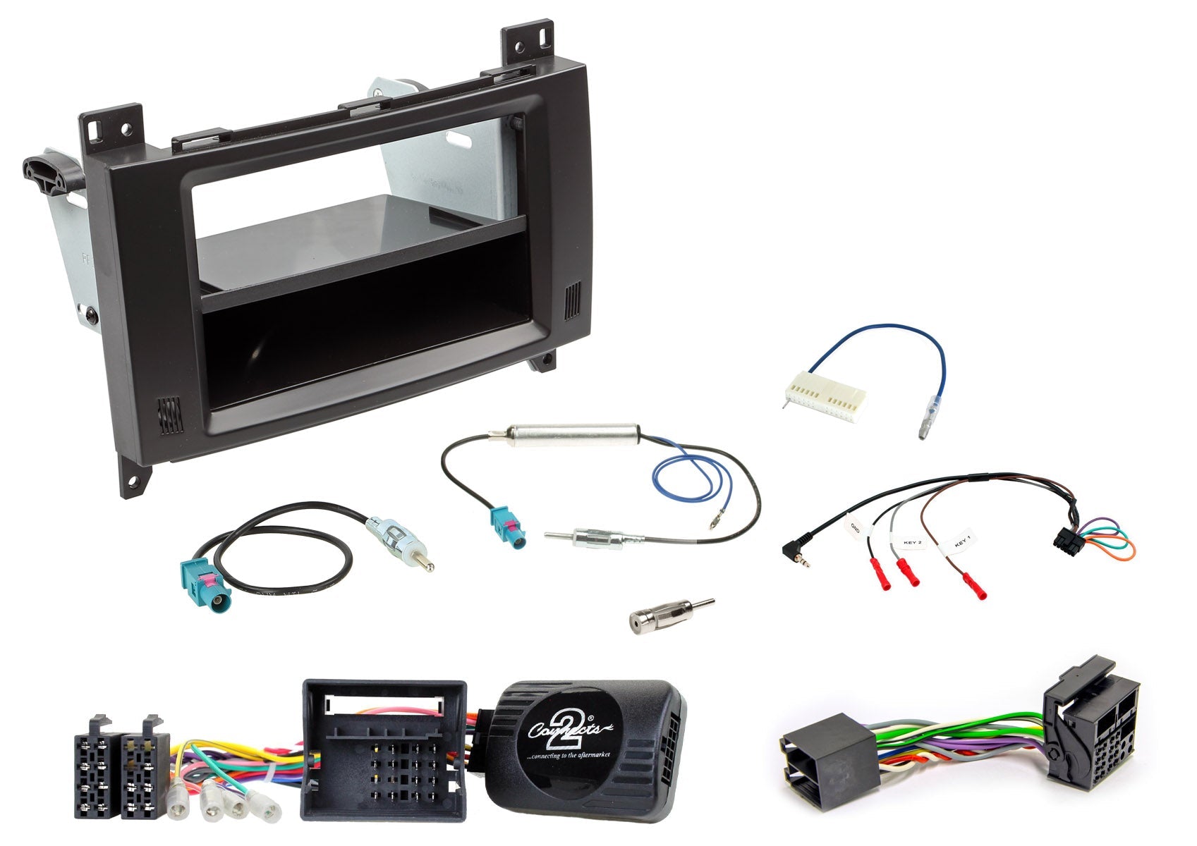 Sprinter 2006 – 2018 Alpine HALO - soittimille 1 - DIN/2 - DIN asennuskitti - Audiokauppa.fi