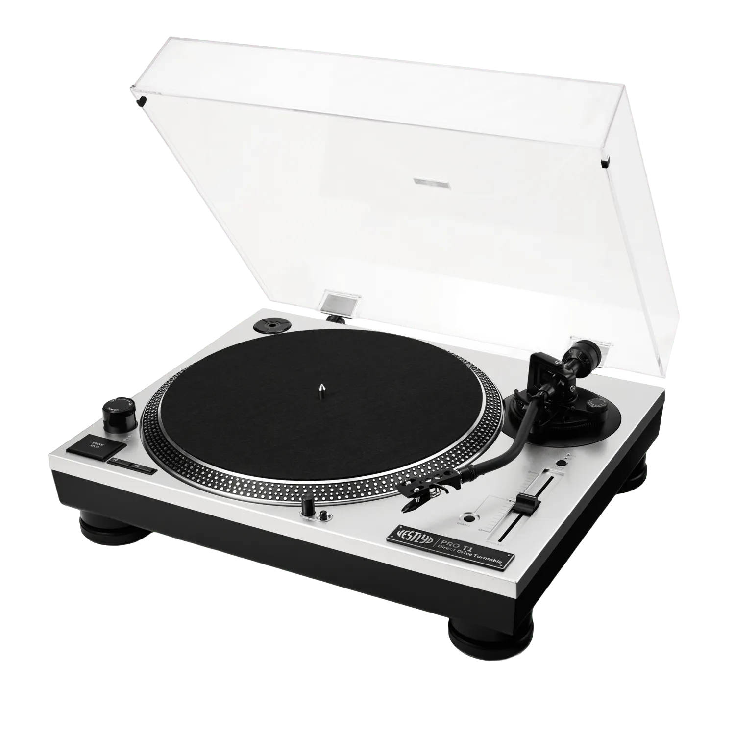 Vestlyd Pro T1 levysoitin hopea, DEMO