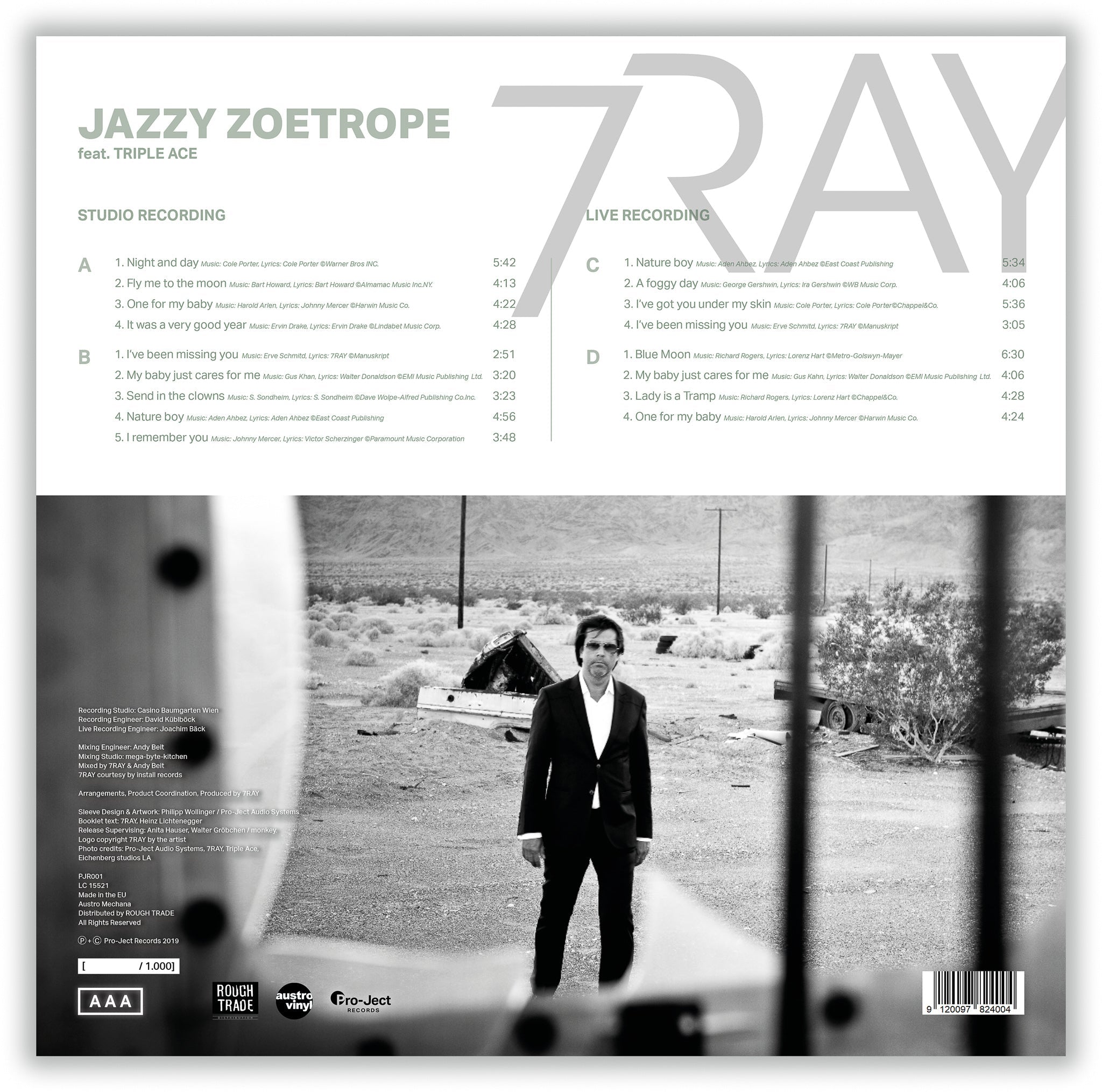 Vinyyli LP: 7RAY feat. Triple Ace – Jazzy Zoetrope - Audiokauppa.fi