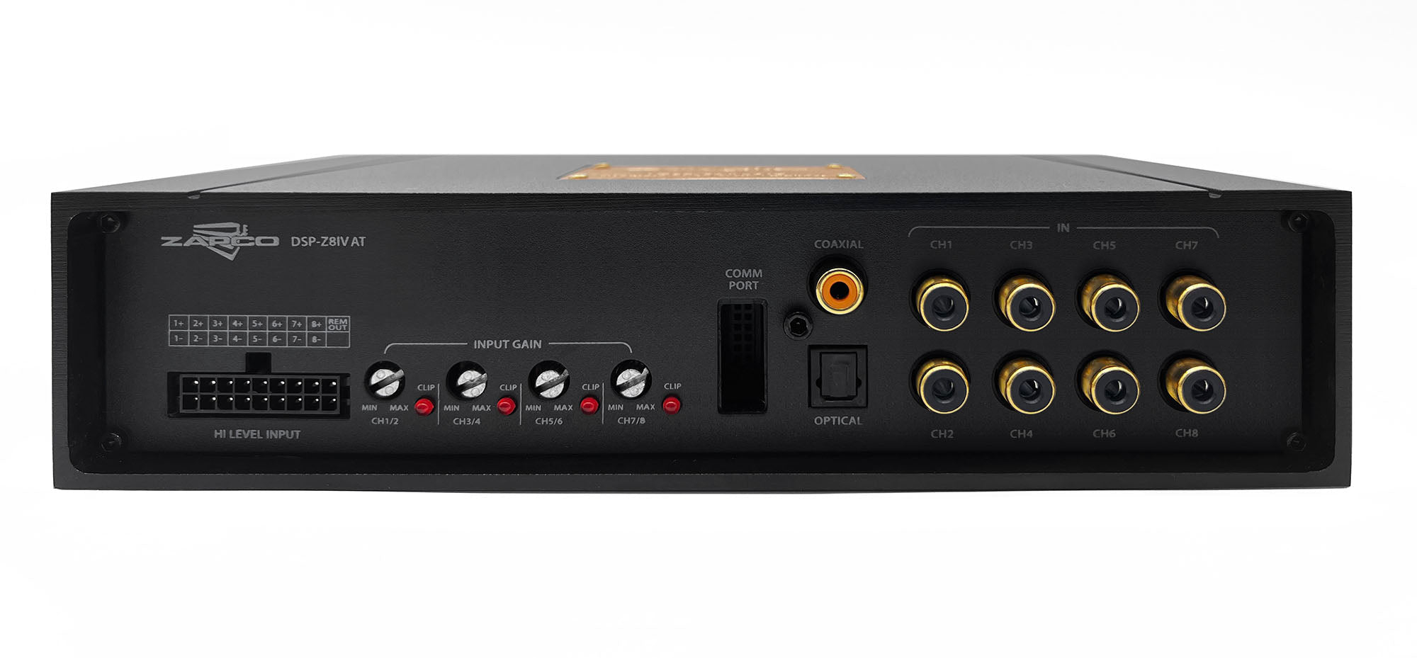 Zapco DSP - Z8 IV AT 8 - Ch. DSP, Autotuning, 8 RCA In, 8 RCA Out, optional HD - BT - Audiokauppa.fi