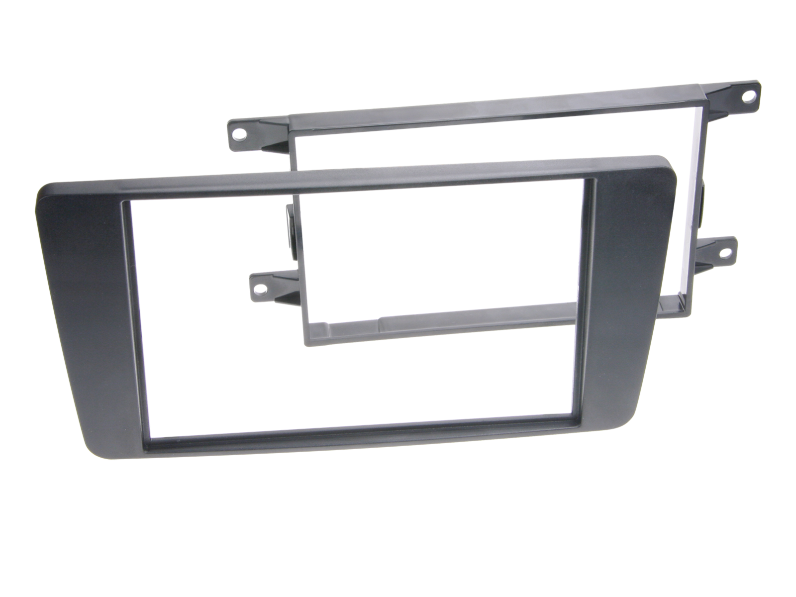 ACV 2-DIN facia plate Skoda Octavia II 2004 - 2013 black 100915 281340-05