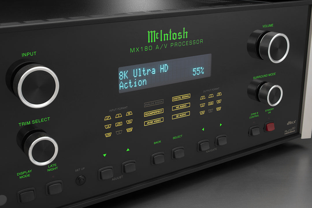 McIntosh MX180 RoomPerfect AV-esivahvistin