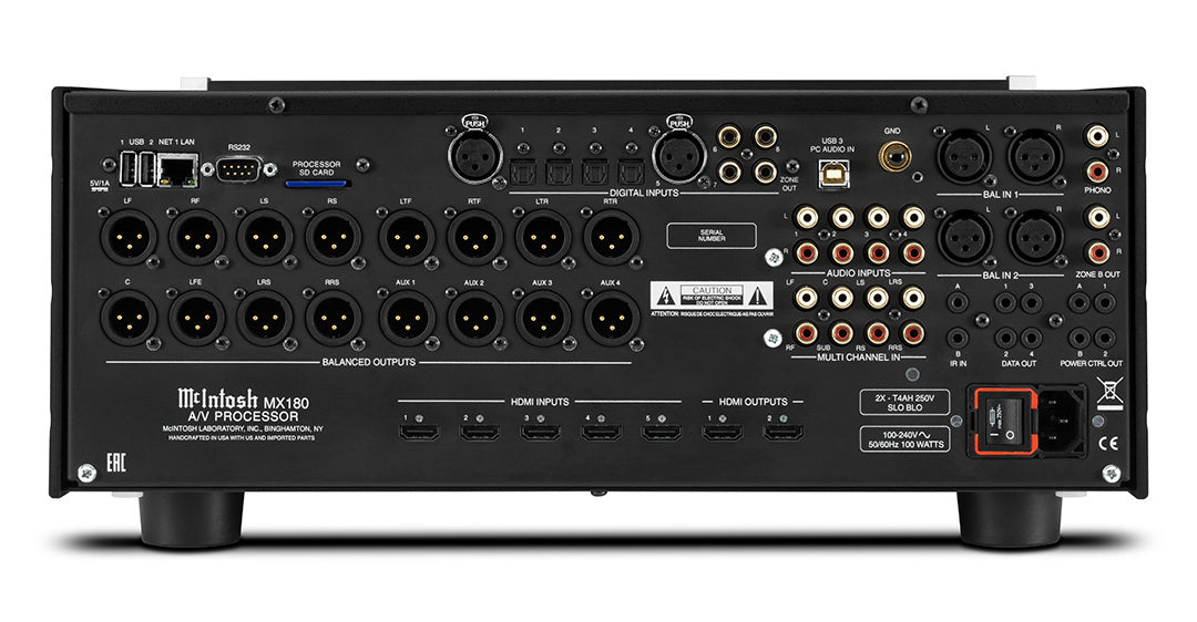 McIntosh MX180 RoomPerfect AV-esivahvistin