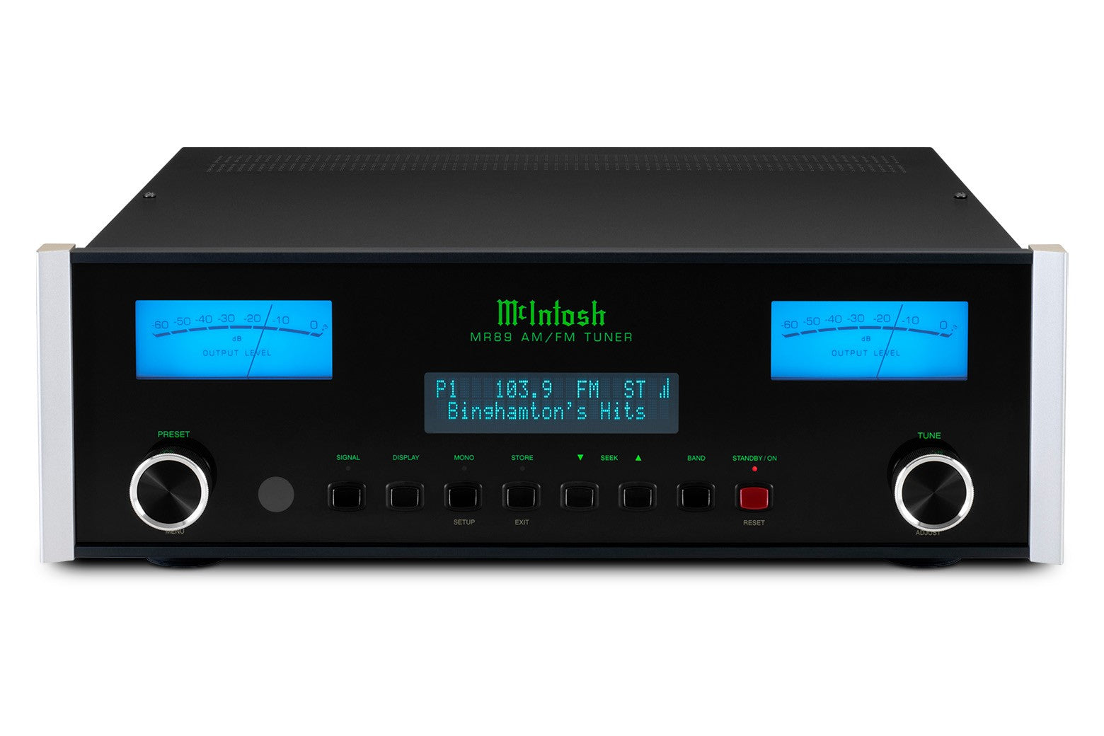 McIntosh MR89 AM/FM-radioviritin, myymälädemo