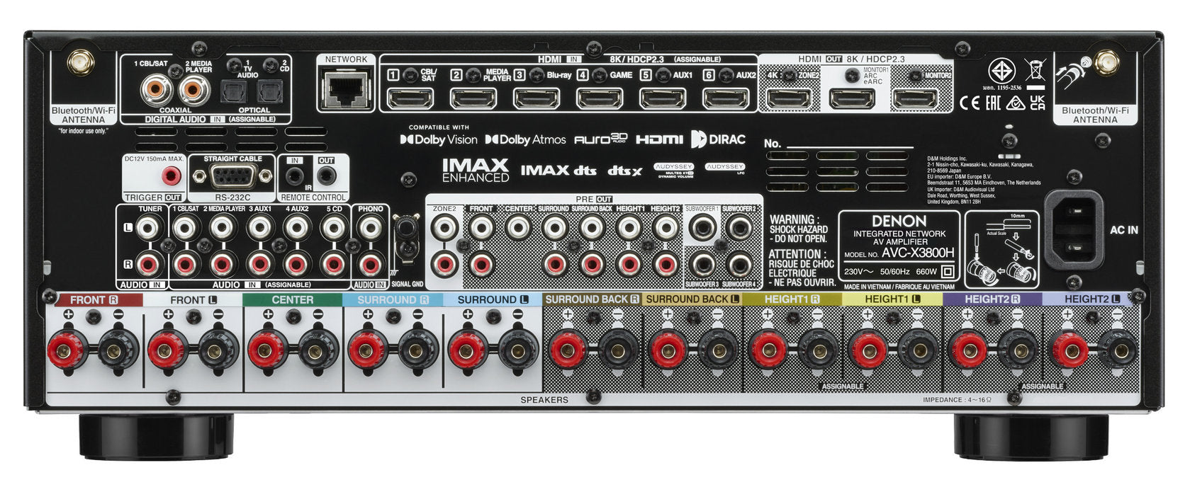 Denon AVC-X3800H AV-vahvistin