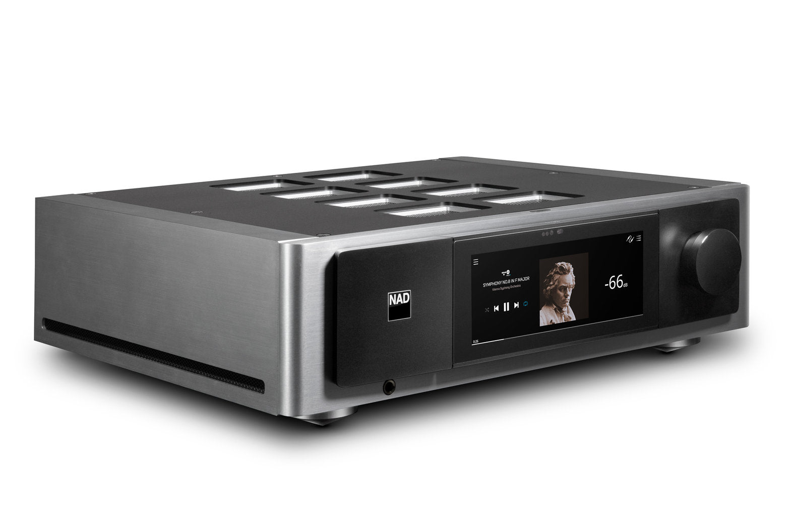 NAD Masters M33 streamer/vahvistin, vaihtolaite, Helsinki.