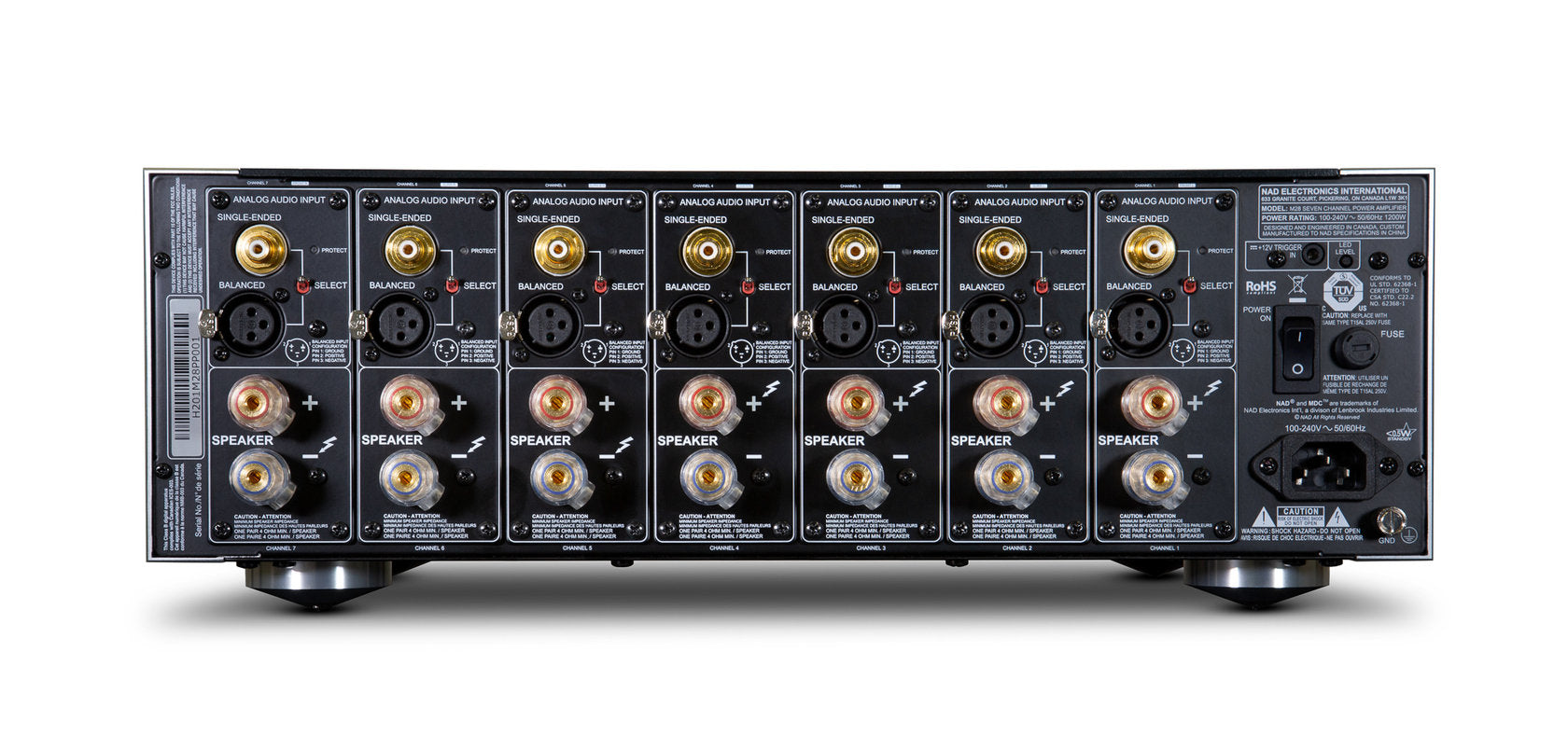 NAD M28 7-kanavainen päätevahvistin