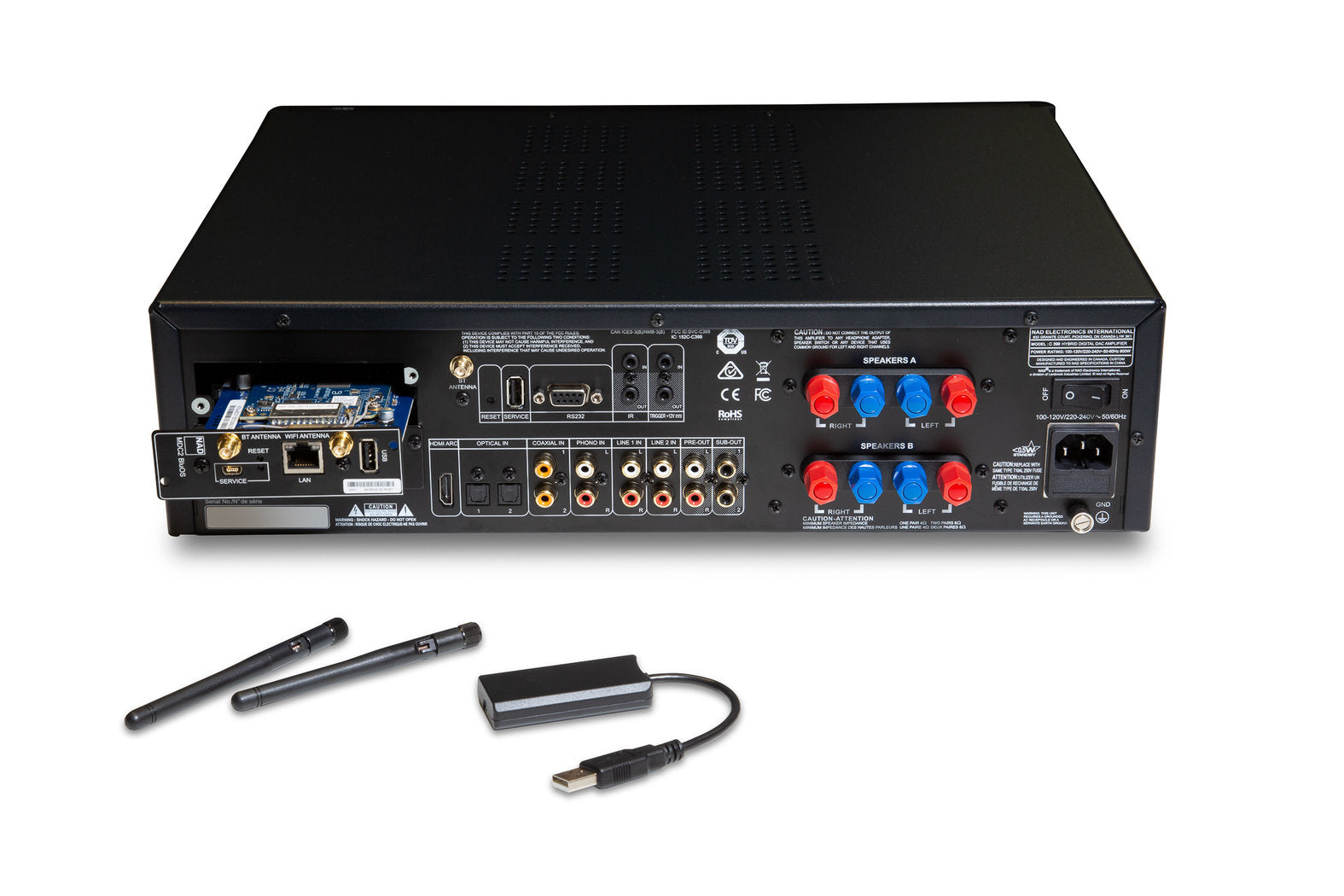 NAD C399 Hybrid Digital DAC vahvistin