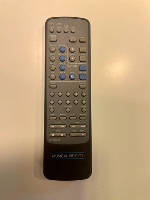 Musical Fidelity M6/amp/CD remote control