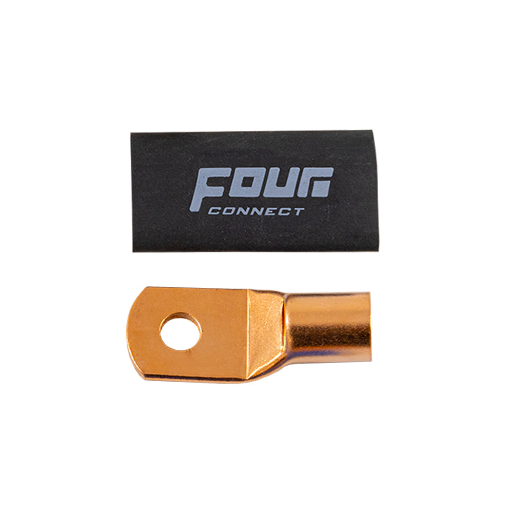 FOUR Connect 4-690389 STAGE3 OFC M8 ring connector 35mm2, 20x black