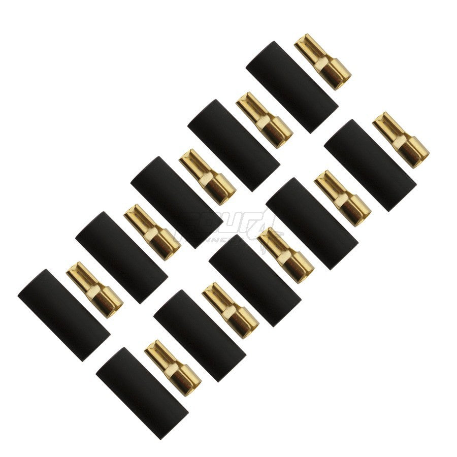 FOUR Connect 4-690733 flat connector 6.0mm2, 2.8mm, black, 10pcs