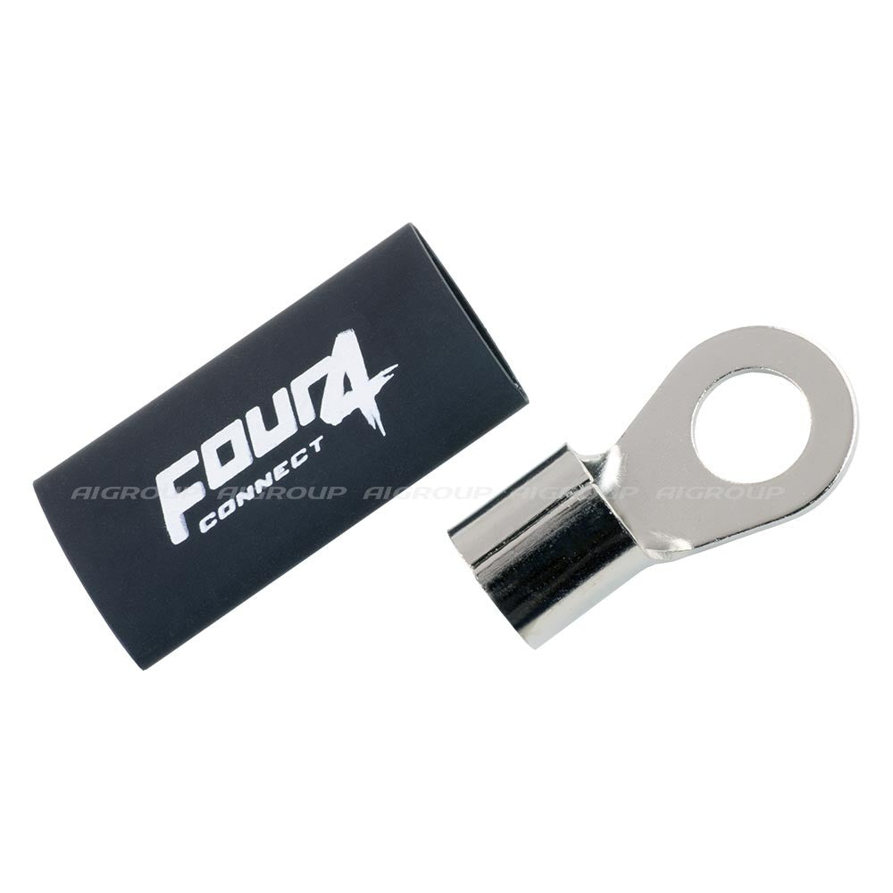 FOUR Connect 4-690924 M12 rengasliitin 50mm2, 1x musta