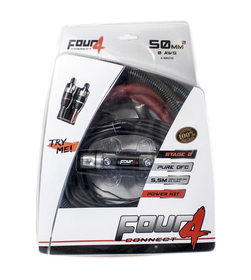 FOUR Connect 4-800250 STAGE2 OFC Power Kit 50mm2