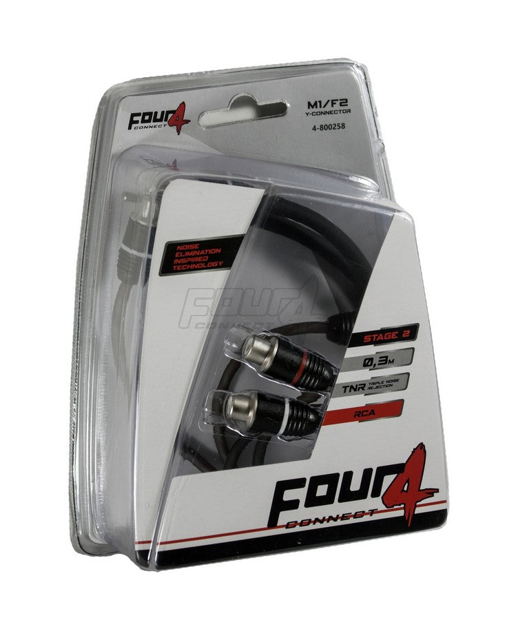FOUR Connect 4-800258 STAGE2 RCA-haaroitin 1M - 2F