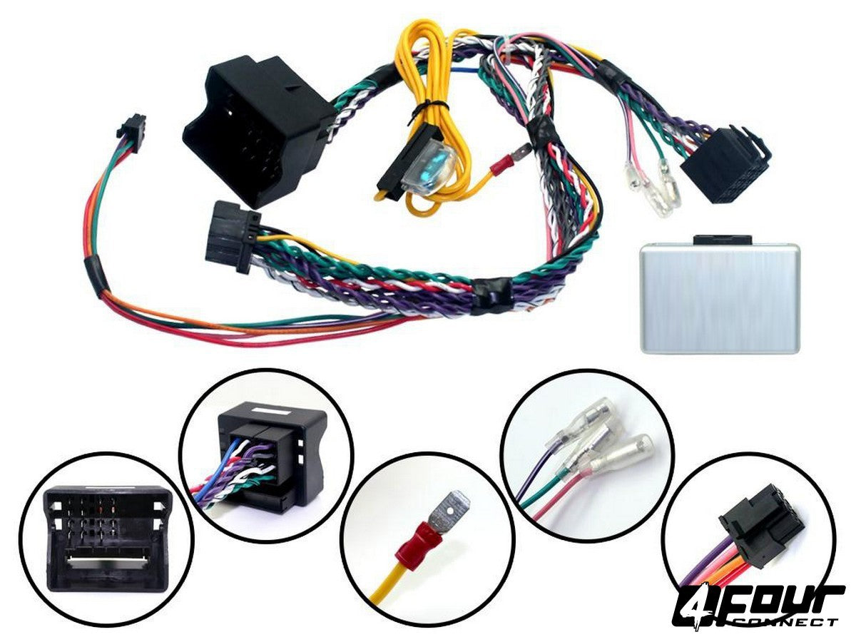 FOUR Connect BMW rattiohjain-adapteri 4-CTSBM006