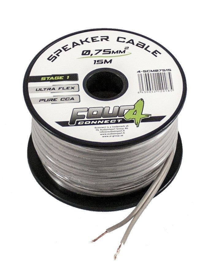 FOUR Connect 4-SCM07515 mini coil 2x0.75mm2, 15m