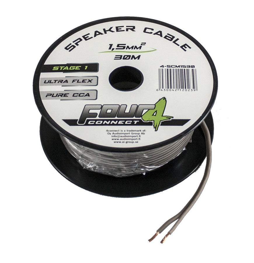 FOUR Connect 4-SCM1530 mini coil 2x1.5mm2, 30m