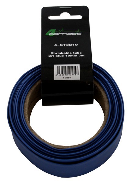 FOUR Connect 4-STS3B19 shrink sock, 2:1 blue 19mm 3m 4-ST3B19