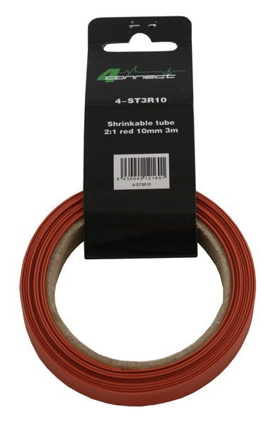 FOUR Connect 4-ST3R10 kutistesukka,  2:1 punainen 10mm 3m