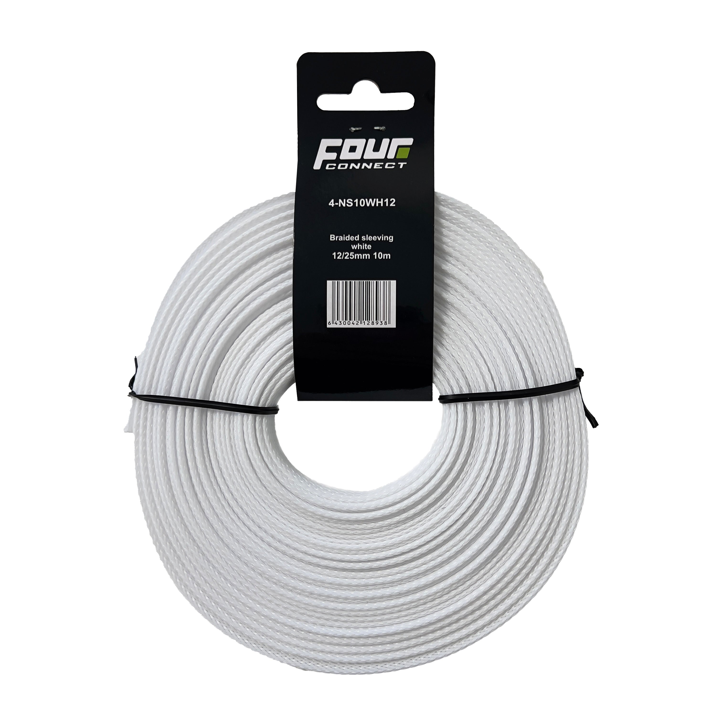 FOUR Connect 4-NS10WH12 nylon sock white 12/25mm 10m