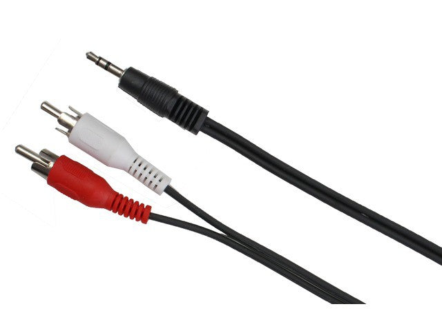 AIV Jakki-liitin 3,50 mm / 2x Rca-plugi-kaapeli - 1,50 m 700150