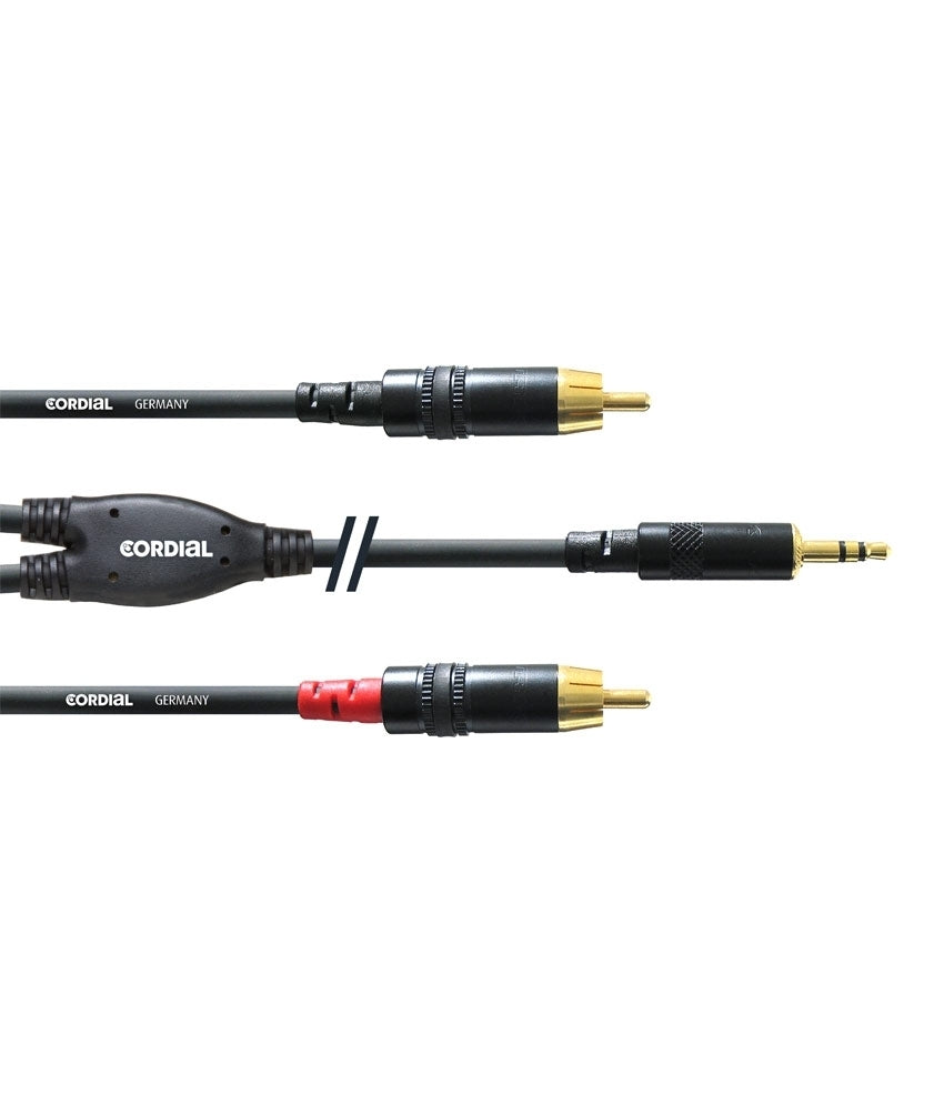 Cordial Intro CFY WCC 3,5mm-2RCA kaapeli