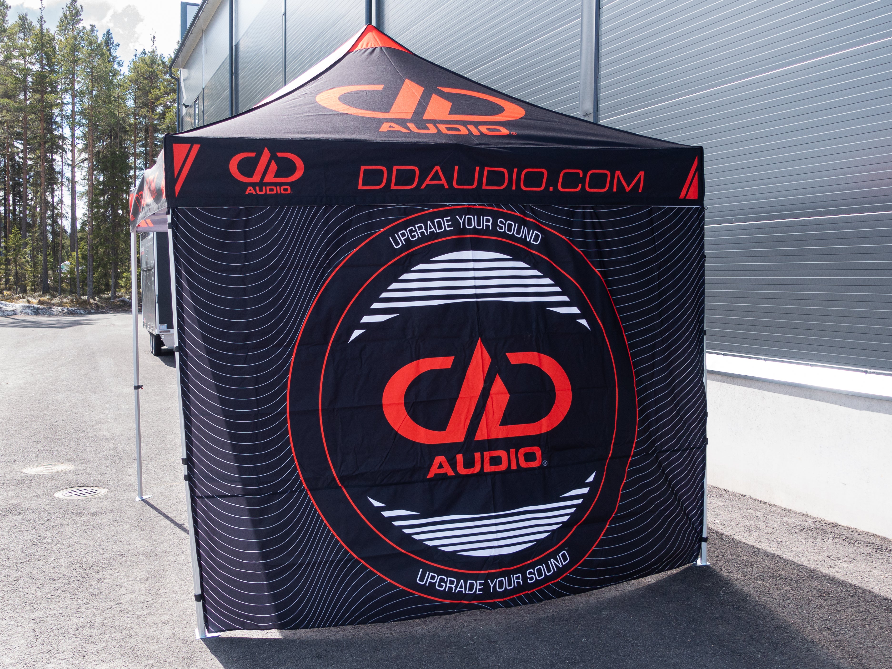DD Audio 10x10 tent back / side panel DD TRADESHOW-BACK PANEL