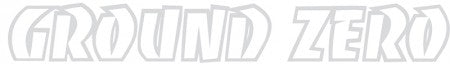 Ground Zero tarra outline 340 x 50 mm GZ sticker short GZ