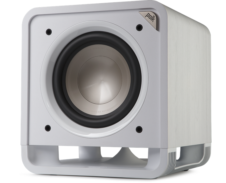 Polk Audio HTS10 aktiivisubwoofer, siisti valkoinen n 2-vuotias vaihtosubbari, Vantaa
