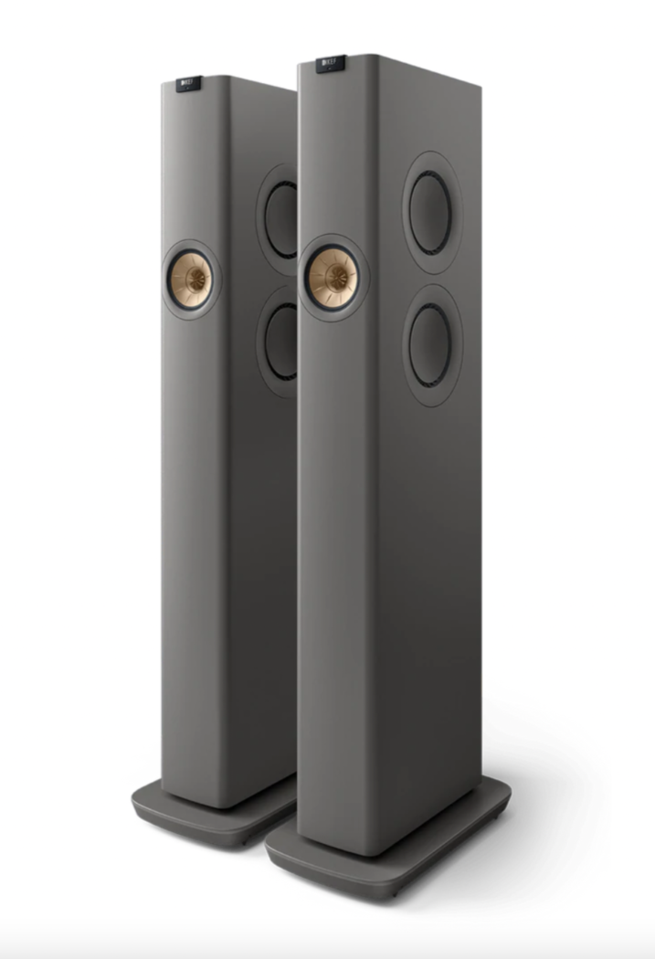 KEF LS60 Wireless aktiivikaiutinpari, titaani