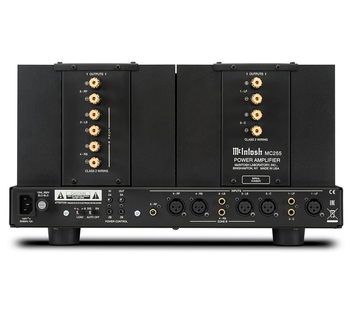 McIntosh MC255 Monikanavainen päätevahvistin, vaihtolaite