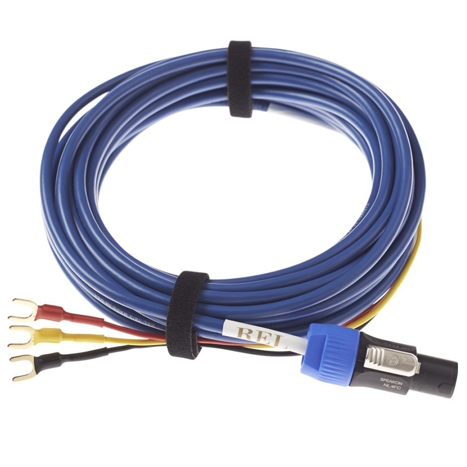 REL Bassline Blue - Subwoofer intermediate cable