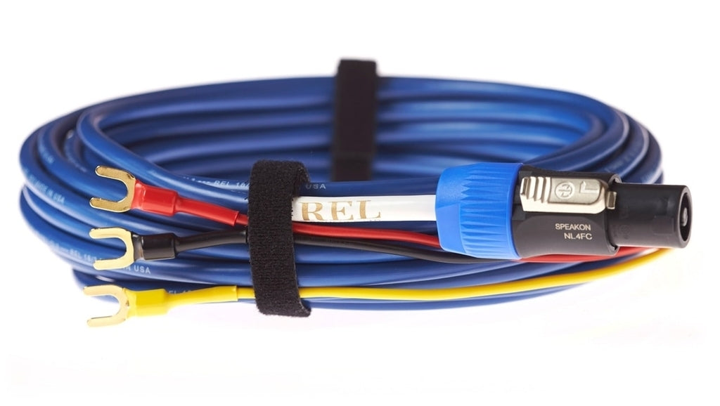 REL Bassline Blue - Subwoofer intermediate cable