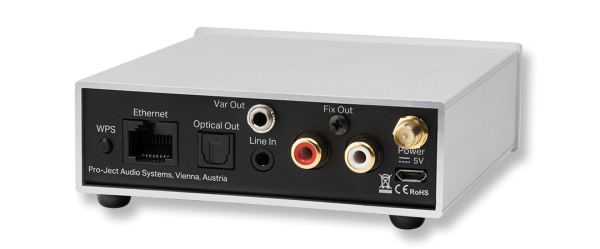 Pro-Ject Stream Box S2 verkkosoitin, vaihtolaite, musta, Helsinki