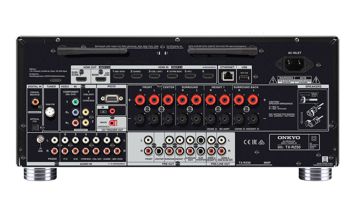 Onkyo TX-RZ50 9.2 AV Amplifier