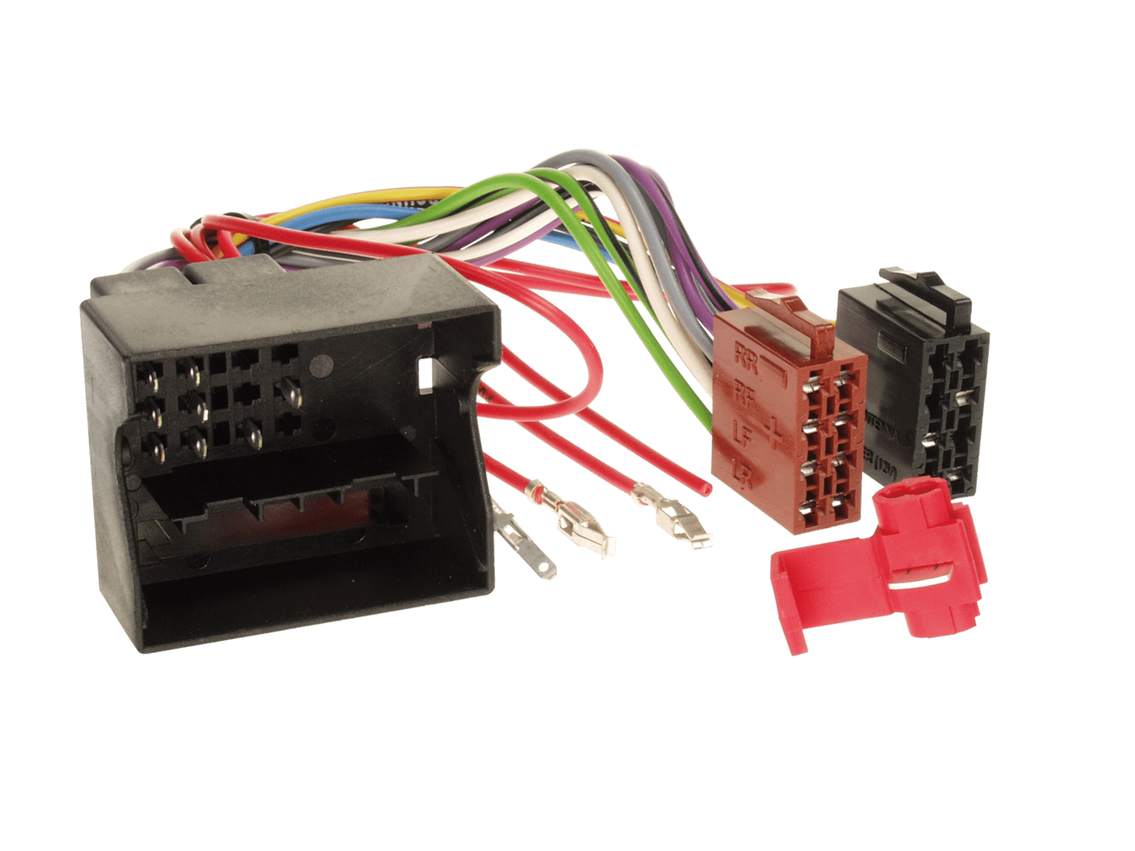 ACV Radio cable Audi / Seat / Skoda / VW Quadlock plug ISO 410632 1324 - 02 - Audiokauppa.fi