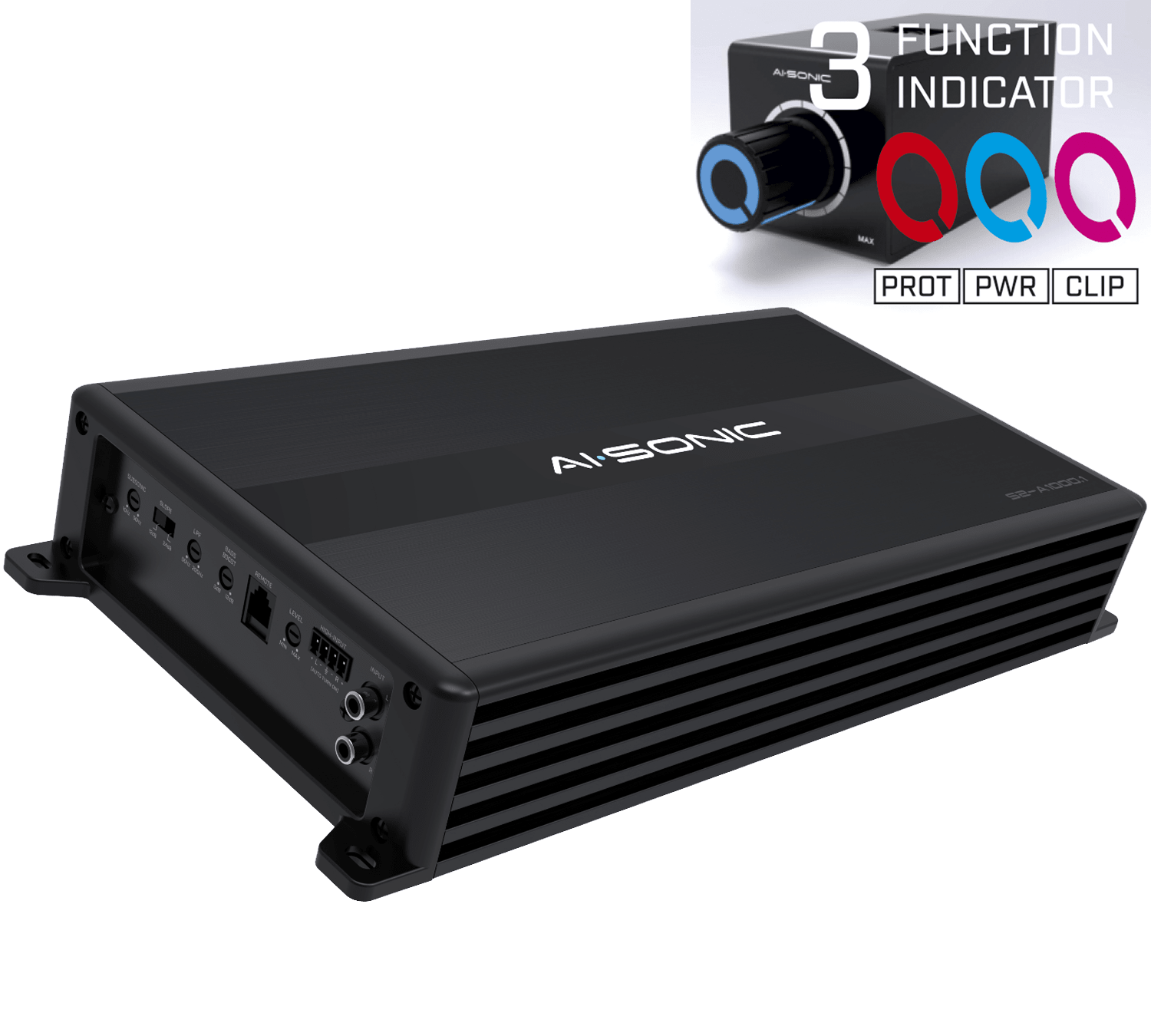 AI - SONIC S2 - A1000.1 with S2 - BASS KNOB S2 - A1000.1 + KNOB - Audiokauppa.fi