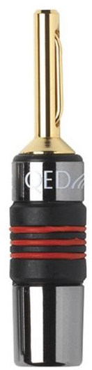 QED Airloc Banana banana connector 1pc