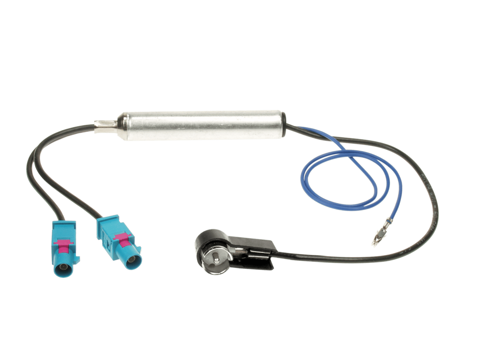 Antenna adapter double Fakra ISO Audi / Seat / Skoda / VW 140294 1524 - 06 - Audiokauppa.fi
