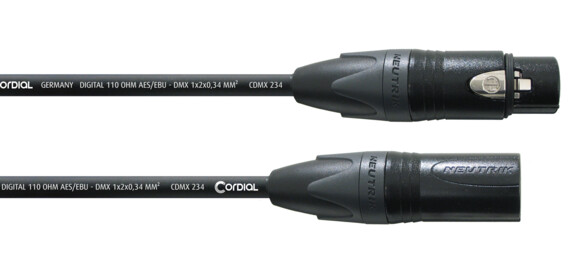 Cordial Peak CPD FM AES/EBU/DMX cable