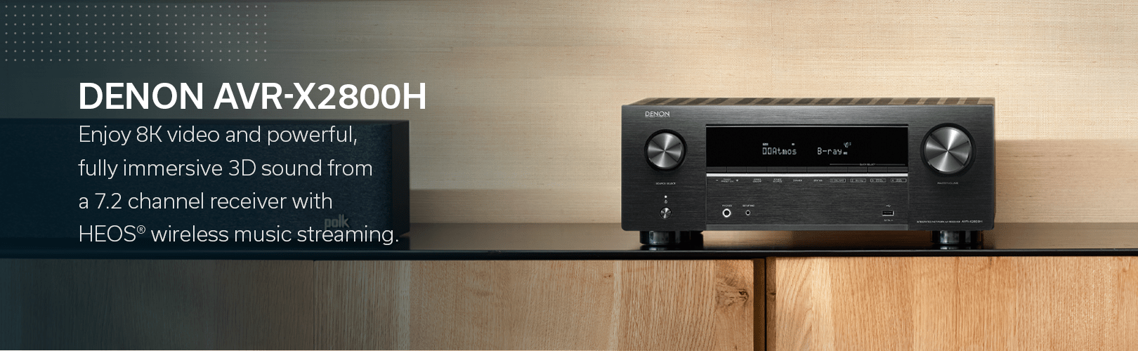 Denon AVR - X2800H AV - viritinvahvistin - Audiokauppa.fi